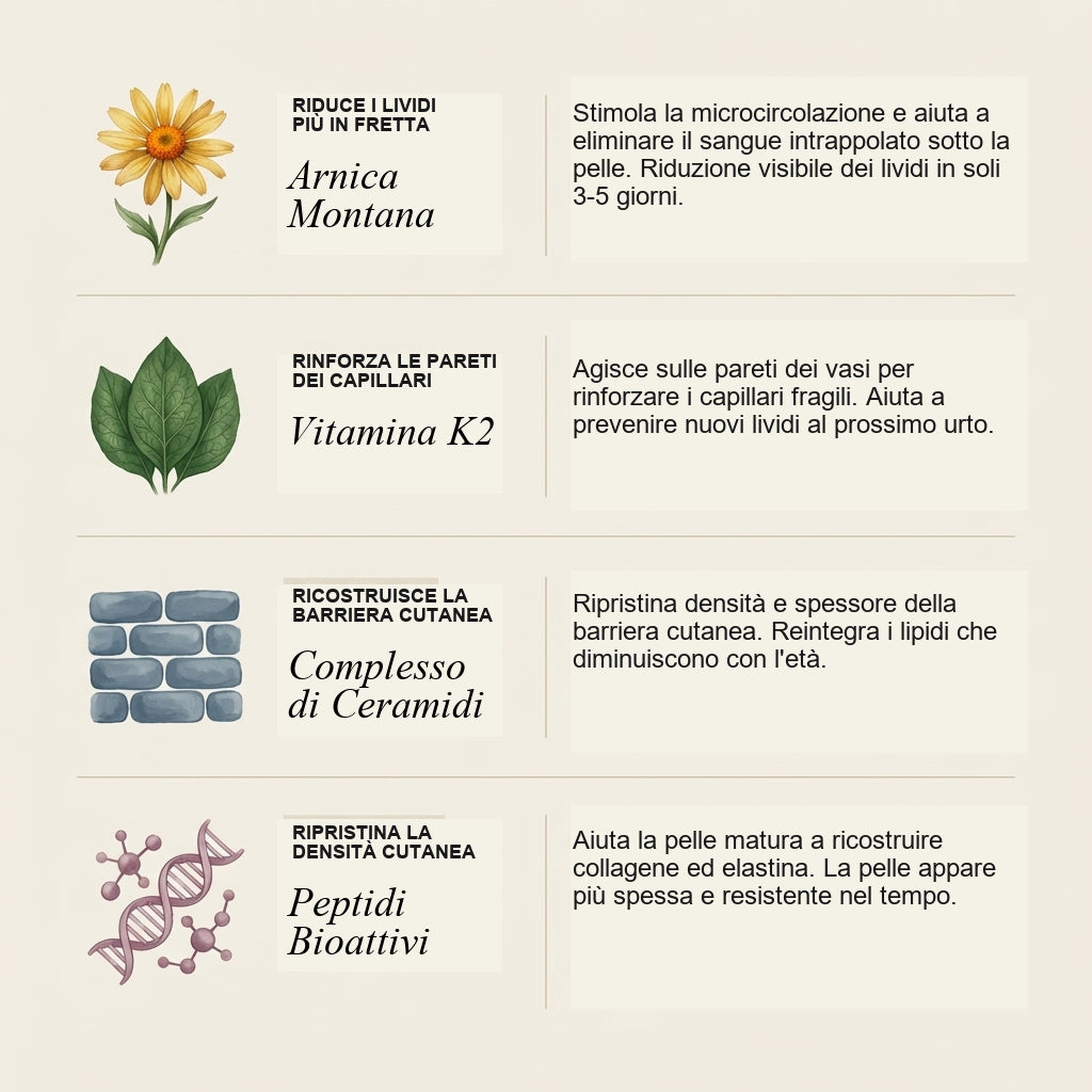 👨‍🔬💥 OLTRE 100MILA PEZZI VENDUTI💕 - Crema Riparativa Contro Lividi e Tonificante Per la Pelle CureVivo®-cod802
