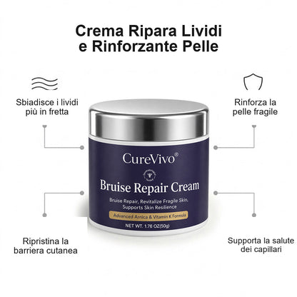 👨‍🔬💥 OLTRE 100MILA PEZZI VENDUTI💕 - Crema Riparativa Contro Lividi e Tonificante Per la Pelle CureVivo®-cod802