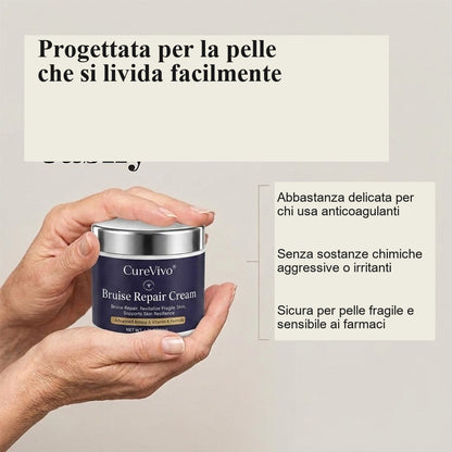 👨‍🔬💥 OLTRE 100MILA PEZZI VENDUTI💕 - Crema Riparativa Contro Lividi e Tonificante Per la Pelle CureVivo®-cod802