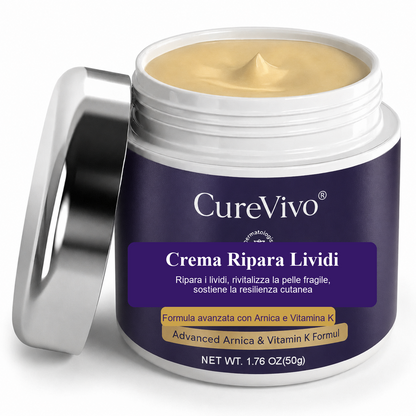 👨‍🔬💥 OLTRE 100MILA PEZZI VENDUTI💕 - Crema Riparativa Contro Lividi e Tonificante Per la Pelle CureVivo®-cod802