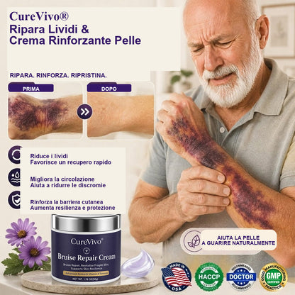 👨‍🔬💥 OLTRE 100MILA PEZZI VENDUTI💕 - Crema Riparativa Contro Lividi e Tonificante Per la Pelle CureVivo®-cod802