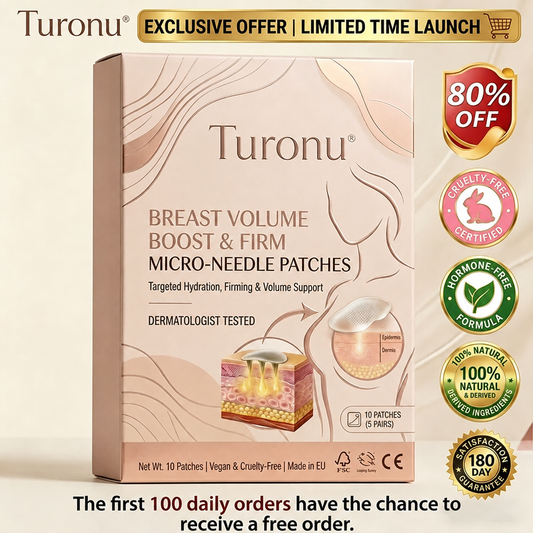 💥Turonu® 👨‍🔬 Targeted Breast Enhancement Advanced Nano Microneedle Patch💃