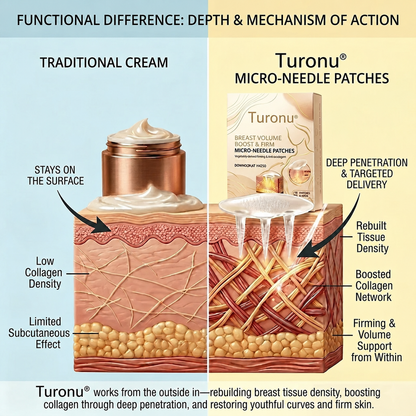 💥Turonu® 👨‍🔬 Targeted Breast Enhancement Advanced Nano Microneedle Patch💃