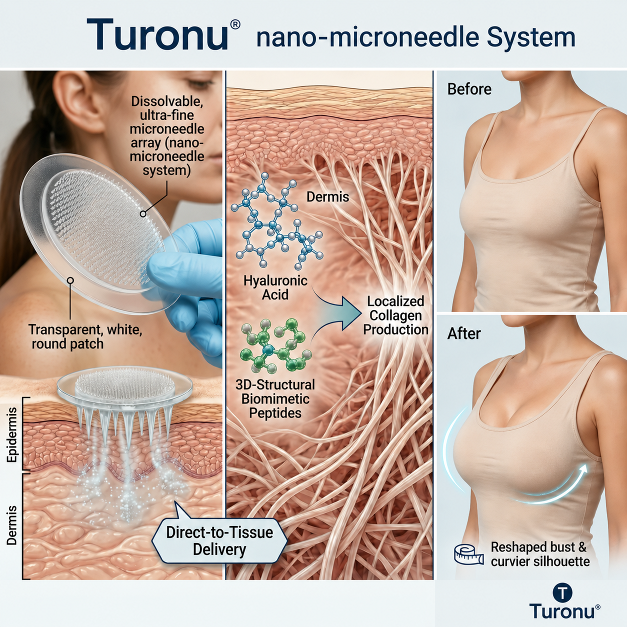 💥Turonu® 👨‍🔬 Targeted Breast Enhancement Advanced Nano Microneedle Patch💃