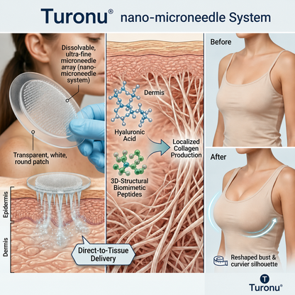💥Turonu® 👨‍🔬 Targeted Breast Enhancement Advanced Nano Microneedle Patch💃