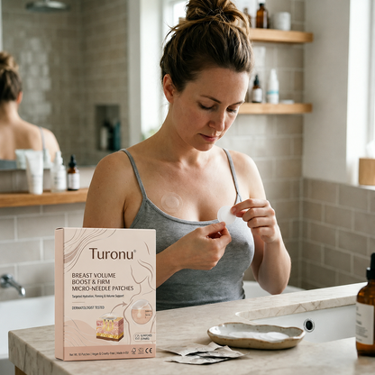 💥Turonu® 👨‍🔬 Targeted Breast Enhancement Advanced Nano Microneedle Patch💃
