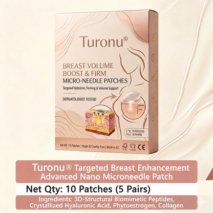 💥Turonu® 👨‍🔬 Targeted Breast Enhancement Advanced Nano Microneedle Patch💃